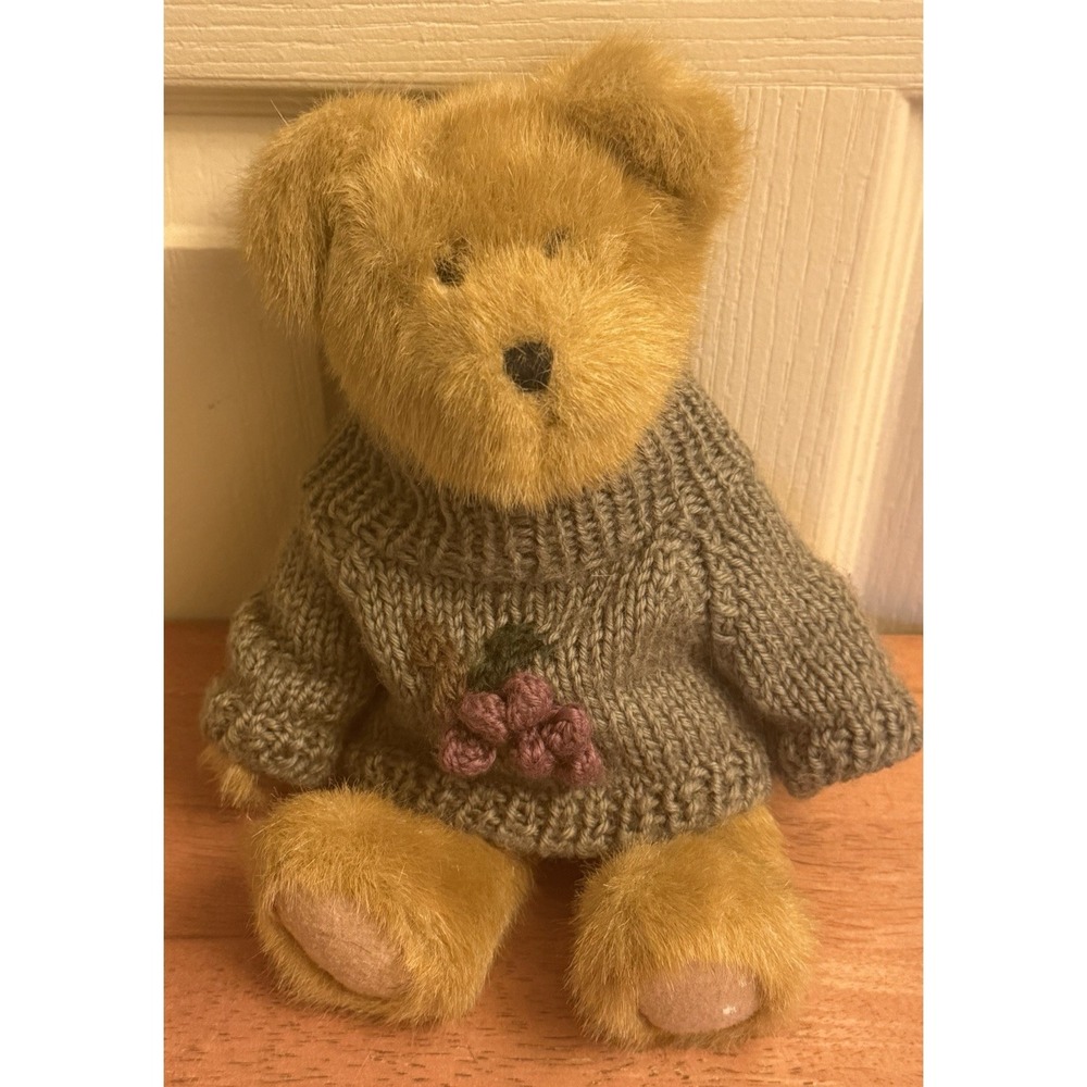 Vintage Boyd's Bears Plush Riesling Beardeaux Sweater Grapes 11" Jointed
